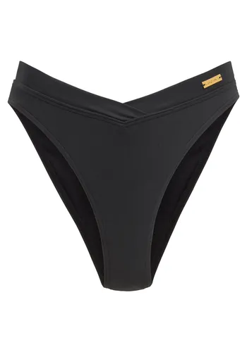 LASCANA Bikini-Hose Italy mit hohem Beinausschnitt - Bikini-Hose in elegantem Schwarz, bietet einen hohen Beinausschnitt für eine schmeichelhafte Silhouette und perfekten Tragekomfort.