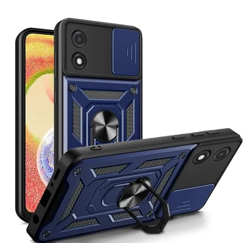 betterfon Handyhülle für Motorola Moto E13 | Stoßfest & Kratzfest | Mit Kameraschutz, Anti-Fingerabdruck & robustem Panzerschutz-Design | Blau