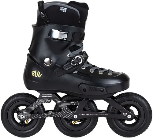 POWERSLIDE ZOOM RENEGADE 125 Inline Skate 2025 - 45-46 - Nordic Skates mit robustem Hardboot und TRINITY 3-Punkt-Befestigung für optimale Stabilität. Ideal für Action-Skating und intensives Training, sowohl auf der Straße als auch im Gelände.