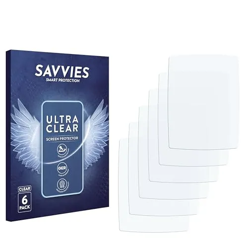 Savvies 6 Stück Schutzfolie für Specialized Mastermind TCD Displayschutz-Folie Ultra-Transparent