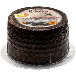 Hymor QUESO MANCHEGO spanischer Schafs-Hartkäse - Käse & Milchprodukte, traditioneller Manchego mit geschützter Ursprungsbezeichnung (D.O.), aus 100% Schafsmilch, ca. 3 Monate gereift, ideal für Tapas und Rotwein.