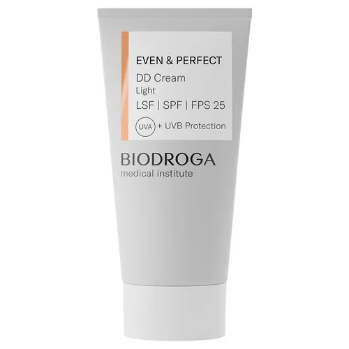 BIODROGA Medical Institute EVEN & PERFECT DD Cream Light SPF 25 30 ml - Getönte Tagescreme mit Lichtschutzfaktor 25, schützt vor UV-Schäden und sorgt für einen ebenmäßigen Teint durch adaptive Farbpigmente.