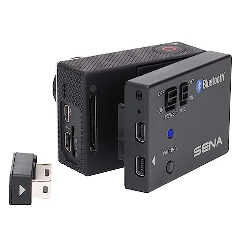 Sena Bluetooth Audio Pack für GoPro Hero 3 und Hero 3+ UltraHD - Mikrofon-Set für GoPro, ermöglicht kabellose Audioübertragung und verbessert die Klangqualität Ihrer Aufnahmen.
