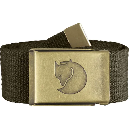 Fjällräven Herren-Gürtel aus Segeltuch, Dunkel-Oliv, Einheitsgröße - Gürtelschnallen, robust und langlebig, perfekt für Outdoor-Aktivitäten und den Alltag.