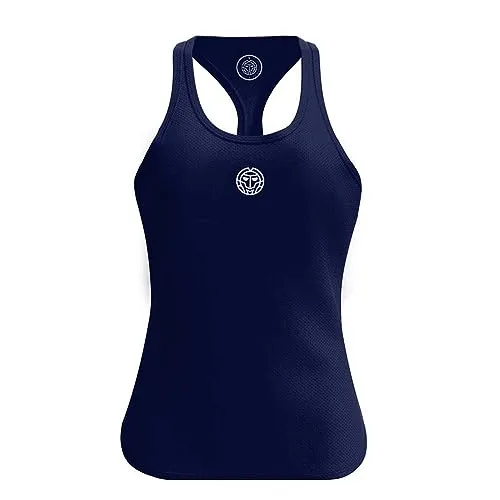 BIDI BADU Tanktop Crew Tank blau 140 - Sportliches Tanktop für Tennis, aus atmungsaktivem Material (80% Polyester, 20% Elasthan) für optimalen Tragekomfort und Bewegungsfreiheit.