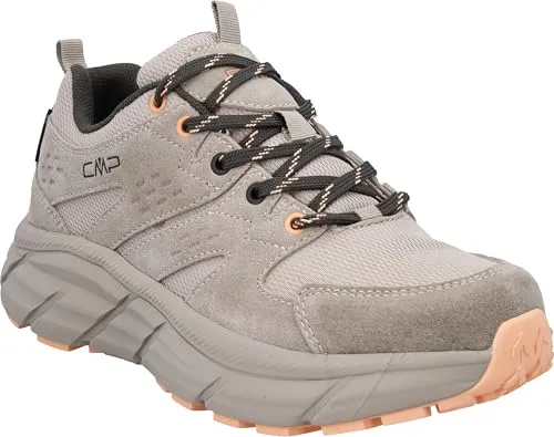 CMP Kamsel Low WMN Multifunctional Shoes WP sabbia-salmone 42 - Wanderschuhe für Damen, ideal für Alltag und leichte Outdoor-Aktivitäten. Hochwertiges Wildleder und atmungsaktives Mesh sorgen für Komfort und Stil.