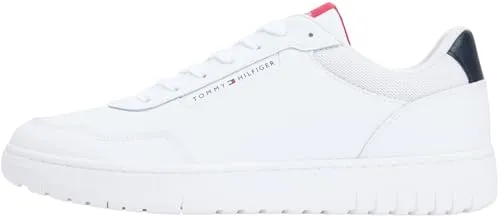 Tommy Hilfiger Herren Basket Core Lite LTH Fm0fm05868 Low Top - Stylische Low-Top-Schuhe in Weiß, ideal für den Alltag und vielseitig kombinierbar. Hochwertige Verarbeitung für einen modernen Look.