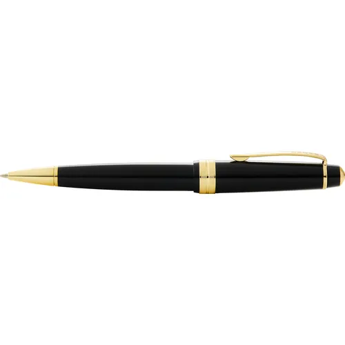 Cross Kugelschreiber Bailey light Schwarz, Goldbeschläge in Geschenkbox (Schwarz, Goldbeschläge, 1 x) (AT0742-9-CR)