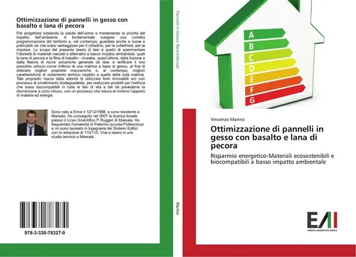 Ottimizzazione di pannelli in gesso con basalto e lana di pecora Vincenzo Marino