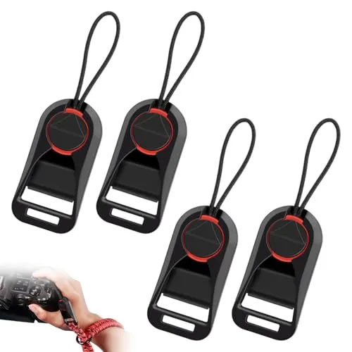BinXiaoQin 4 Stück Kameragurt Schnellverschluss Für Peak Design Clip,Camera Strap Schnellverschluss Für Peak Design Anchor,Camera Strap Quick Release Adapter,Kamera schnellverschluss
