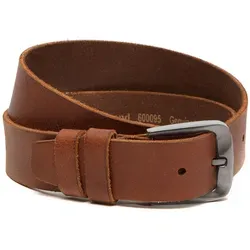 The Chesterfield Brand Synthetikgürtel Copper Belt aus echtem Büffelleder - Hochwertiger Gürtel aus 100% echtem Büffelleder in Cognac, ideal für den casual Look und langlebig im Einsatz.