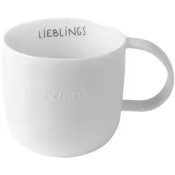Räder Guten Morgen. Tasse Lieblingsmensch - Thermobehälter für warme Getränke, ideal als persönliches Geschenk für den Lieblingsmenschen mit einem herzlichen Design.
