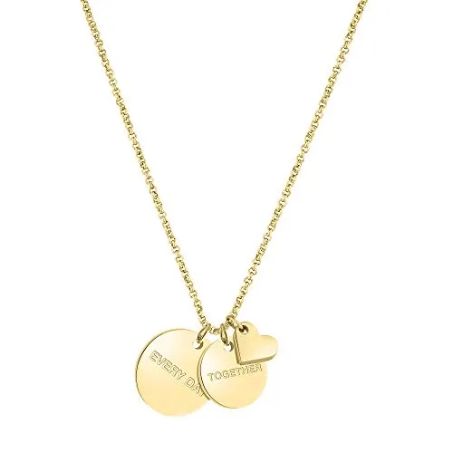 Liebeskind Berlin Halskette LJ-0519-N-45 Edelstahl IP gold - Ketten für Damen, elegante Edelstahl-Halskette in IP Gold, ideal als Geschenk für jeden Anlass und kombinierbar mit anderen Schmuckstücken.