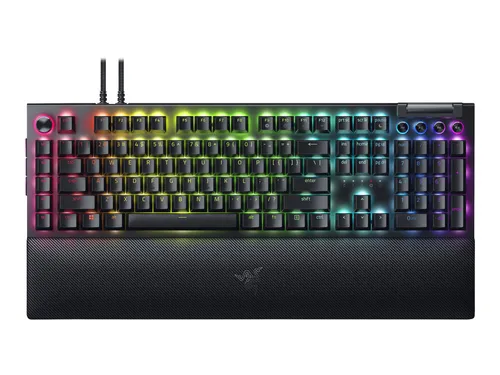 Razer BlackWidow V4 Pro (Green Switch) - Mechanische Gaming-Tastatur, präzise Eingaben mit taktilem Feedback und RGB-Beleuchtung