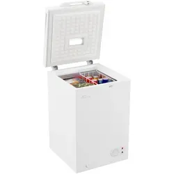 Tronitechnik® Gefriertruhe BORGAR PRO - 2in1 Kühl- und Gefrierfunktion - Tiefkühler mit 110L Nutzinhalt, leise bei 41dB, umweltfreundliches Kältemittel R600A und praktische Rollen für einfache Mobilität.