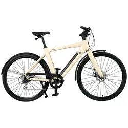 Keskin eBike E-Bike Cityrad cBike1 Modern City E-Bike Herren – 27,5 Zoll Elektrofahrrad Pedelec, 8 Gang Shimano Shimano Schaltwerk, Kettenschaltung, Heckmotor, 432 Wh, (27,5 Zoll Elektrofahrrad – Ideal für Fahrer von 165 cm bis 190 cm Körpergröße, Akku-Ladegerät, Werkzeug, Beleuchtung, Schlüssel), mit Drehmomentsensor, integriertes App-Display, StVZO-konform weiß