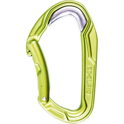 Edelrid Bulletproof Bent Karabiner (Größe One Size, gruen)