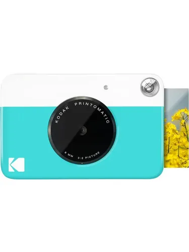 KODAK Printomatic - Sofortbild-Digitalkamera in Blau, 5MP, tragbar und ideal für kreative Geschenke mit langlebigen Zink-Fotos
