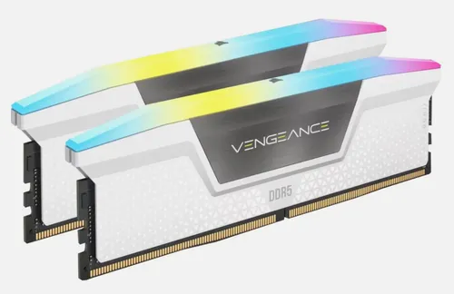 Corsair Vengeance RGB D5 6000 32GB RAM - Hochleistungs-RAM mit 6000 MHz für Gaming und Multimedia, ausgestattet mit RGB-Beleuchtung für individuelle Anpassung.
