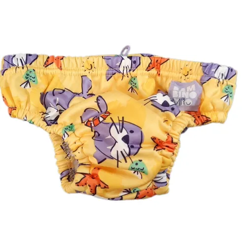 Bambino Mio Wiederverwendbare Schwimmwindel, Robben, 1-2 Jahre, Strandmode-Essen