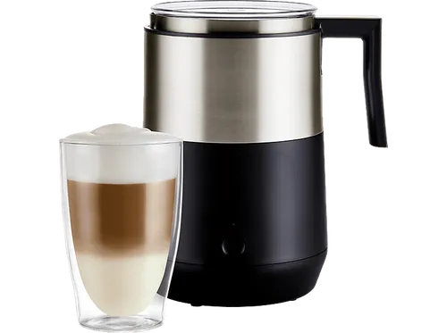 TCHIBO Induktion Milchaufschäumer - 500 Watt, 260 ml, perfekter Milchschaum auf Knopfdruck ohne Anbrennen
