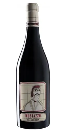 Sella & Mosca Mustazzo di Sardegna, Cannonau, Fruchtiger Rotwein, Plant Based - 1 Flasche 750 ml