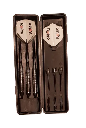 Steeldart / Softdart Kombi Pfeile 18g inkl. Dartbox, Ersatzspitzen + Alu Shafts