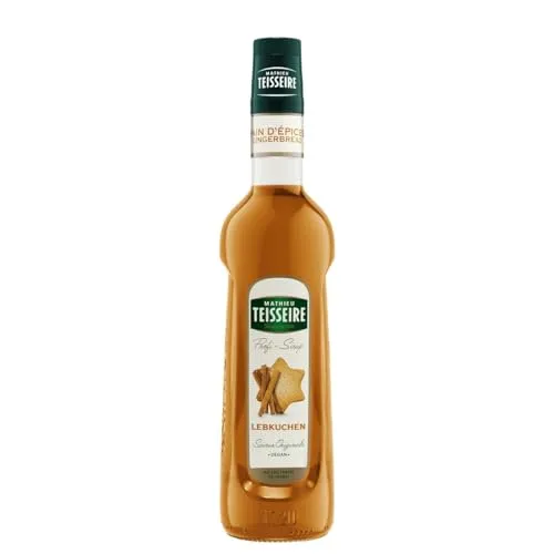 Mathieu Teisseire Lebkuchen-Sirup, Für Getränke, Erfrischungsgetränke, Cocktails, Kaffee und Desserts, 70cl Flasche