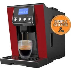 Acopino Kaffeevollautomat Latina RED - Rot - Kaffeevollautomat für Kaffee und Espresso, mit einfacher Bedienung per Knopfdruck und intelligentem Fehlererkennungssystem. Ein stilvoller Hingucker in Rot!