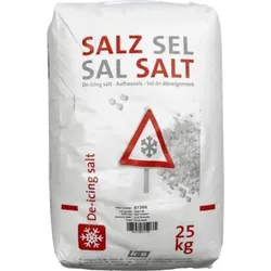 Streusalz 25kg - Auftausalz ESCO für Streumaschinen - Rieselfähiges Streusalz, ideal für den Einsatz in Streumaschinen, sorgt für sichere Wege und Straßen im Winter.