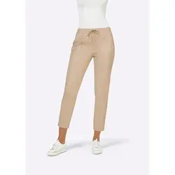 WITT WEIDEN Kunstlederhose in Beige - 19
