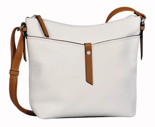 Tom Tailor Novara Umhängetasche 28cm - Stylische Begleiterin in Weiß - Gürteltaschen für Damen, elegante Umhängetasche aus hochwertigem Polyurethan, ideal für den Alltag mit Platz für Essentials und einem modernen Look.