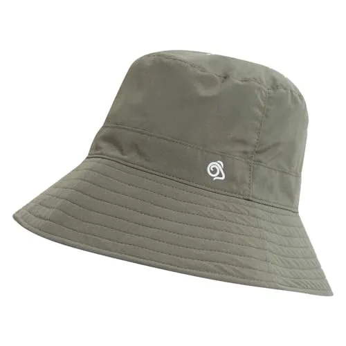Craghoppers Nosilife III Hat M-L - Strickmütze für Herren in Woodland Green/Parchment, schützt vor Insekten und UV-Strahlen für Outdoor-Abenteuer.