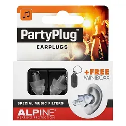 Alpine Partyplug Ohrstöpsel 2 St - Effektiver Gehörschutz für Partys, rezeptfrei und bequem zu tragen
