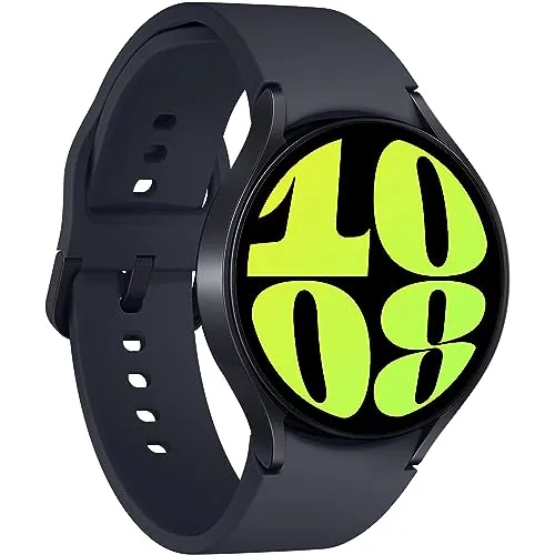 Samsung R945 Galaxy Watch 6 LTE 44mm DE-Modell graphite - 1,5 Zoll AMOLED Display, wasserfest mit IP68 und 5 ATM, mobiler Internetzugang ohne Smartphone