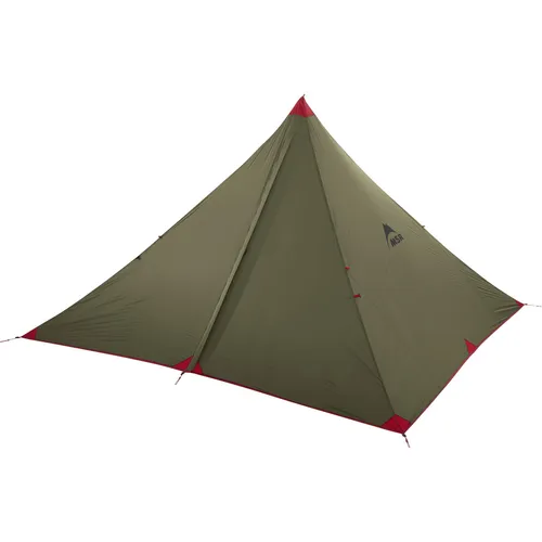 MSR Front Range Tarp Shelter - Zeltdach green - Ultraleichtes Tarp für bis zu 4 Personen, ideal für alpine Abenteuer. Mit Xtreme Shield Beschichtung robust und wasserdicht. Schneller Aufbau mit Trekkingstöcken möglich.