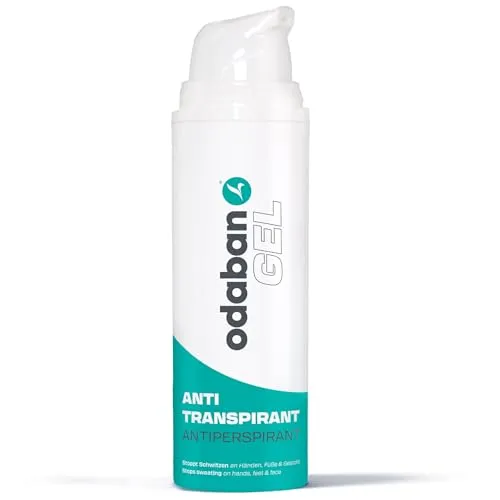 Odaban Deo-Creme - Antitranspirant GEL gegen Schwitzen, schweißstoppend für Gesicht, Hände, Füße und Achseln