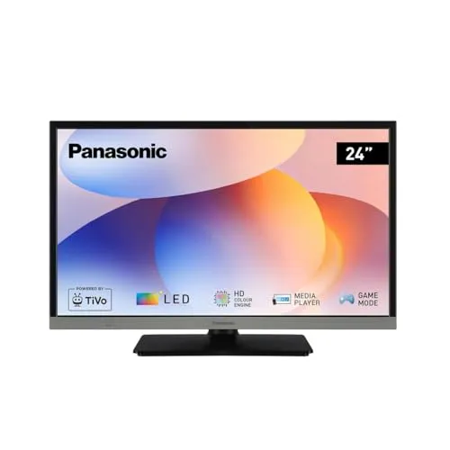 Panasonic TB-24S40AEZ - 24 Zoll HD LED Smart TV, TiVo, Google- und Alexa-Sprachsteuerung, Gaming-Modus für ein außergewöhnliches visuelles Erlebnis