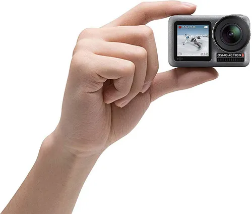 DJI Osmo Action Kamera - Neu aus Japan mit Tracking - Action-Cam mit 4K-Videoaufnahme und stabiler Bildstabilisierung, ideal für Abenteuer und Outdoor-Aktivitäten.