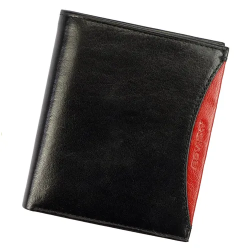 Rovicky Herren Brieftasche Reto schwarz mit RFID-Schutz - Robuste Herrenbrieftasche aus natürlichem genarbtem Leder mit RFID-Schutz. Bietet zahlreiche Fächer für Karten und Geldscheine, ideal für den täglichen Gebrauch und sicheres Aufbewahren.