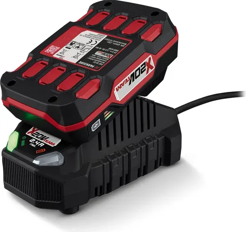 PARKSIDE® 20 V / 2 Ah Akku PAP 20 B1 mit Ladegerät PLG 20 C1 - Elektrowerkzeug-Akkus mit leistungsstarker Lithium-Ionen-Technologie, ideal für effizientes Arbeiten ohne Kabelsalat.
