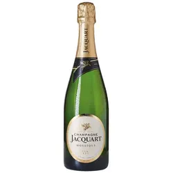 Champagne Jacquart Demi Sec Mosaïque - Goldgelber Schaumwein - Erleben Sie den goldgelben Schaumwein mit floralen Aromen und fruchtigen Noten. Ideal als Begleiter zu Gänseleber oder als erfrischender Dessertwein. Genießen Sie die feine Struktur und die geschmeidige Textur!