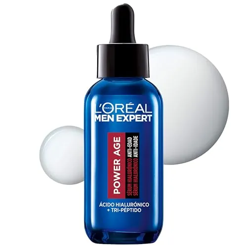 L'Oréal Paris Men Expert Power Age Hyaluronsäure Serum 30 ml - Erleben Sie mit dem L'Oréal Paris Men Expert Power Age Serum eine intensive Feuchtigkeitspflege. Die innovative Formel sorgt für ein revitalisiertes Hautbild und ein frisches Gefühl – ideal für die tägliche Anwendung.