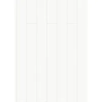 Parador Dekorpaneel Style Arktis Weiß 128 cm x 18,2 cm - Dekor-Paneele für individuelle Wand- und Decken-Gestaltung, ideal für Feuchträume, mit filigraner Design-Fuge und schneller Klick-Montage.