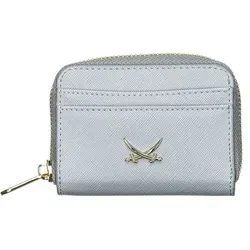 Sansibar Geldbörse - Stylische Zip Wallet S - Geldbörse in Light Blue, handlich und hochwertig. Mit 4 Kreditkartenfächern und 2 Geldscheinfächern, ideal für unterwegs.
