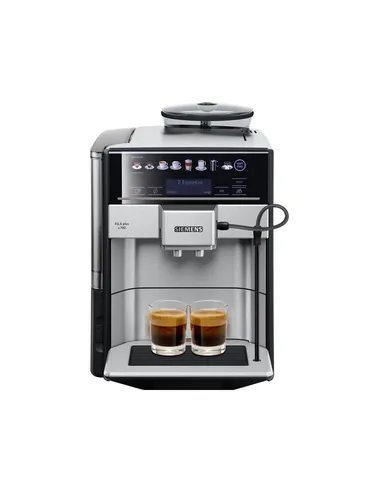 Siemens EQ.6 plus s700 TE657313RW - Kaffeevollautomat mit intuitivem coffeeSelect Display, aromaDouble Shot für intensiven Geschmack und automatischer Reinigung des Milchsystems für höchsten Komfort.