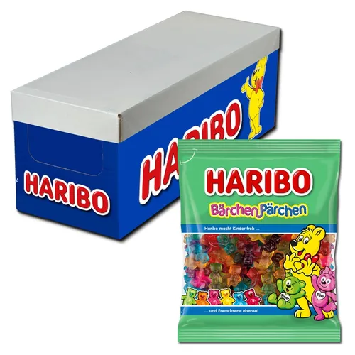  Haribo Bärchen-Pärchen, Fruchtgummi, 19 Beutel je 160g 8,00€/1kg