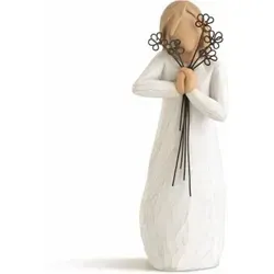 Willow Tree Figur Friendship von Susan Lordi - Figur aus Resin, 14 cm hoch, symbolisiert Freundschaft und ist ideal für jedes Zimmer – ein perfektes Geschenk für Freunde und Familie.