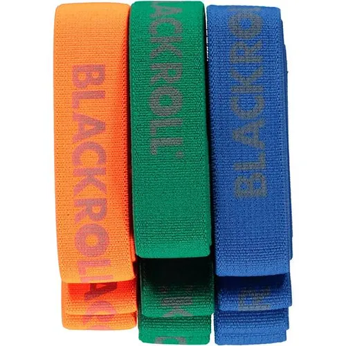 BLACKROLL® SUPER Band FITNESSBAND Set (3er) - Widerstandsbänder für effektives Krafttraining, ideal für Rumpfstabilisierung und Klimmzüge – Set mit 3 Stärken, platzsparend und hautfreundlich, Made in Germany.