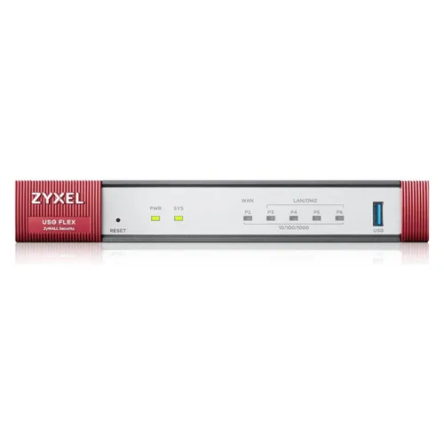 ZyXEL USG Flex H Series 50HP - Cloud-verwaltete Firewall - Router mit 1 Jahr Einstiegsschutzpaket, 5 Anschlüssen und 1GbE für optimale Netzwerksicherheit und einfache Verwaltung.